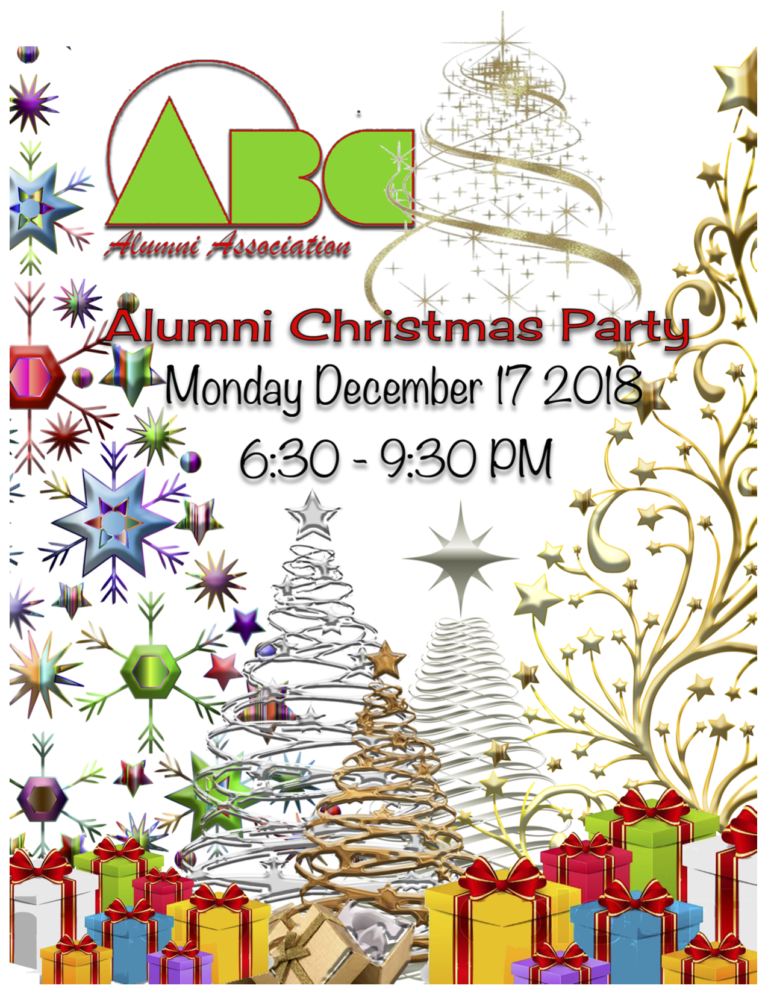 Annual Alumni Christmas Party December 17, 2018 ABC Recovery Center