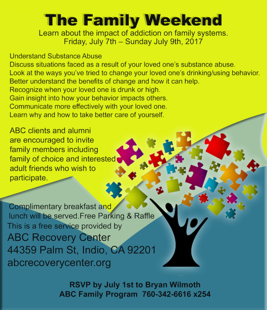 Family Weekend Flier
